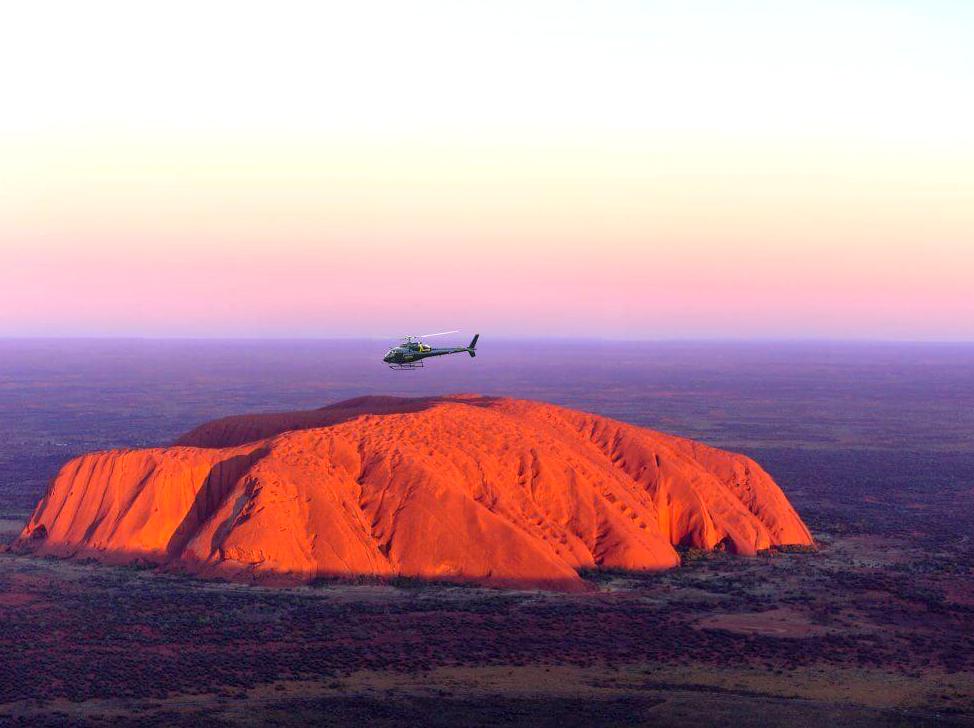 raspberrypg | Experiencing a Scenic Helicopter Flight Over Uluru and Kata Tjuta